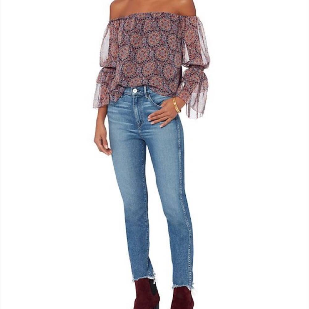 Intermix off the shoulder blouse
